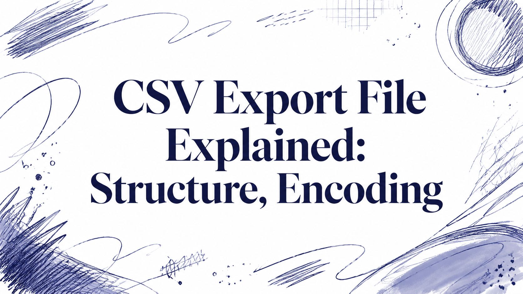 CSV Export File Explained: Structure, Encoding