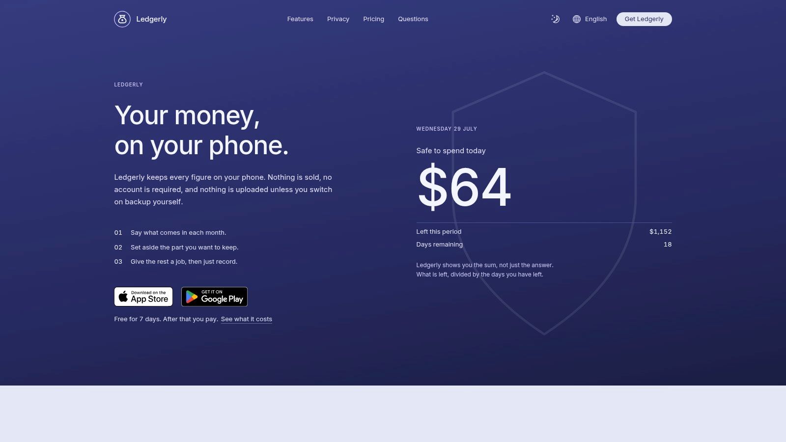 Screenshot from https://ledgerly.download