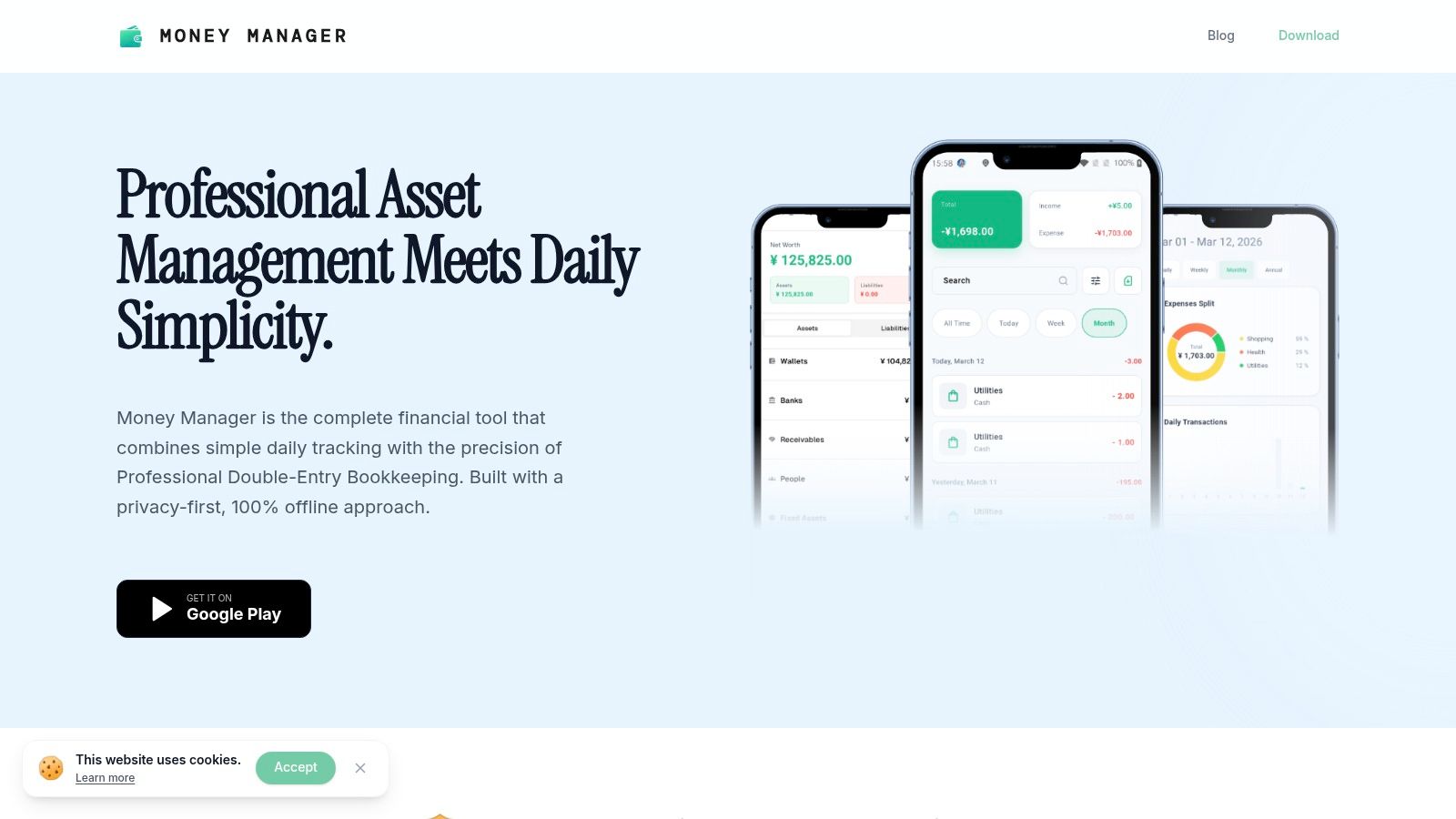 Money Manager: Expense Tracker & Total Asset Management (Realbyte)